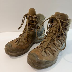 SALOMON Quest 4D GTX Forces 2 Tan Tactical Boots Mens 10.5 US / Womens 11.5 US
